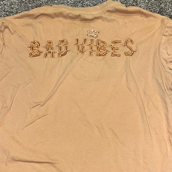 Members Only Bad Vibes Fuzzy Bear Funny Shirt Men’s Size L - Picture 7 of 7